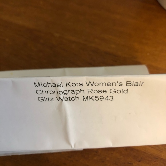 MICHAEL KORS Chronograph Rose Gold Watch MK5943 - Picture 5 of 7